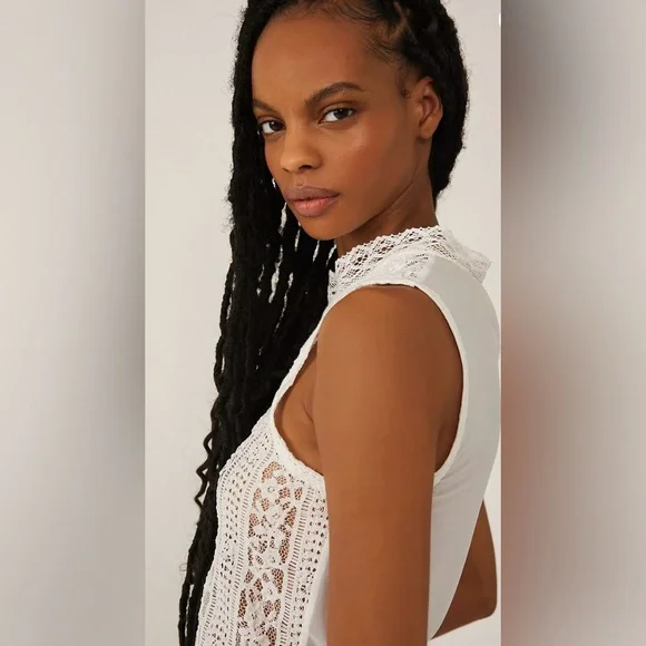 Free People Tea Party Top Size Small - Picture 3 of 7